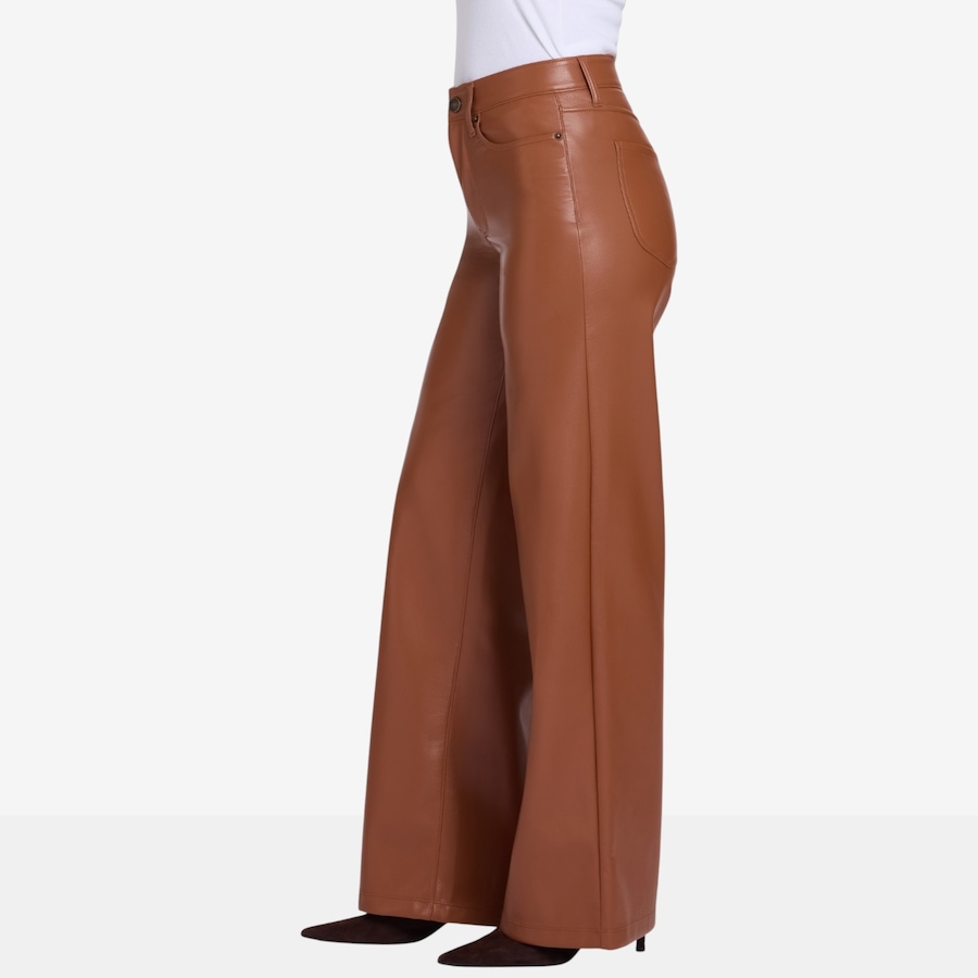 Image 134322_ALTMORE4.jpg, Product 134-322 / Price $99.99, NYDJ Teresa High Rise Faux Stretch Leather Wide Leg Pant from NYDJ on TSC.ca's Fashion department