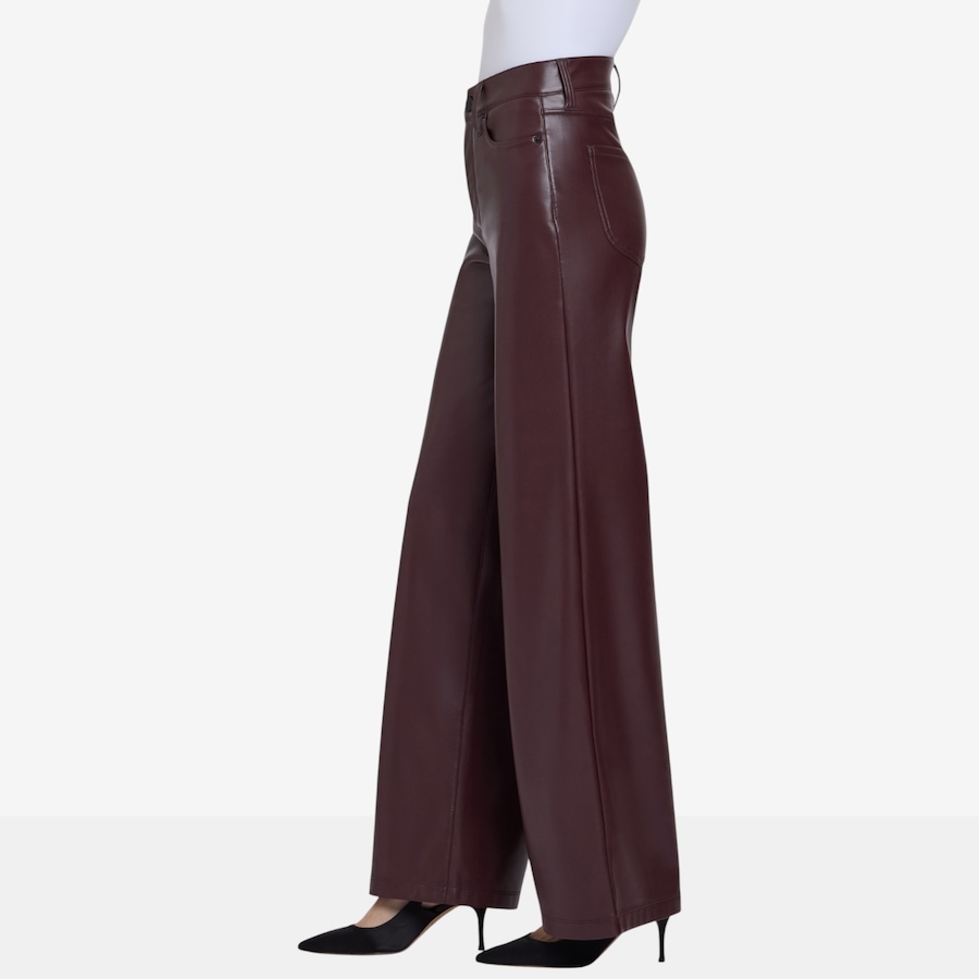 Image 134322_ALTMORE5.jpg, Product 134-322 / Price $99.99, NYDJ Teresa High Rise Faux Stretch Leather Wide Leg Pant from NYDJ on TSC.ca's Fashion department