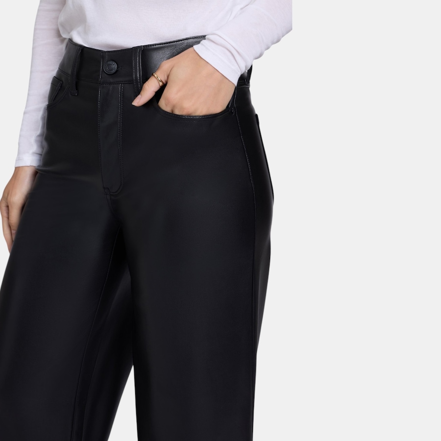 Image 134322_ALTMORE7.jpg, Product 134-322 / Price $99.99, NYDJ Teresa High Rise Faux Stretch Leather Wide Leg Pant from NYDJ on TSC.ca's Fashion department