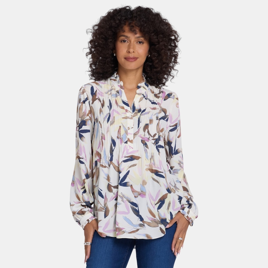 Image 134329_LLIVO.jpg, Product 134-329 / Price $114.00, NYDJ Pleat Front Tunic Blouse from NYDJ on TSC.ca's Fashion department
