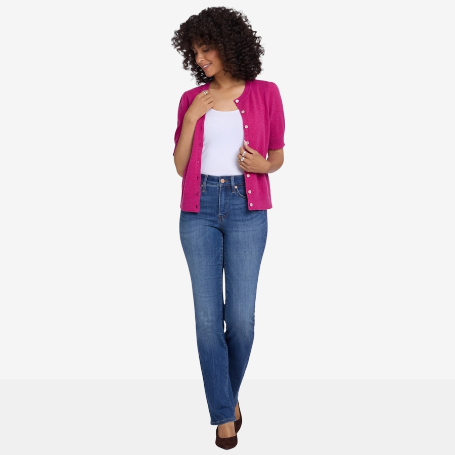 Image 134340_ELM.jpg, Product 134-340 / Price $149.00, NYDJ Marilyn Straight Leg Denim Jean from NYDJ on TSC.ca's Fashion department