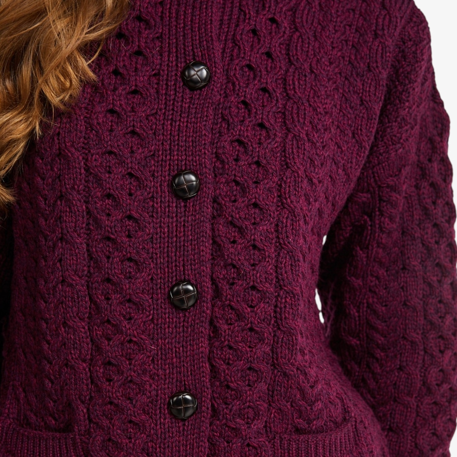 Image 134689_ALTMORE4.jpg, Product 134-689 / Price $150.00, Aran Woollen Mills Lumber Cardigan from Aran Woollen Mills on TSC.ca's Fashion department