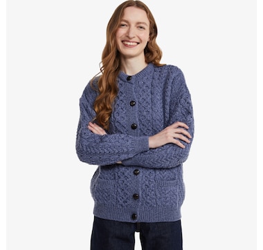 Aran Woollen Mills Lumber Cardigan