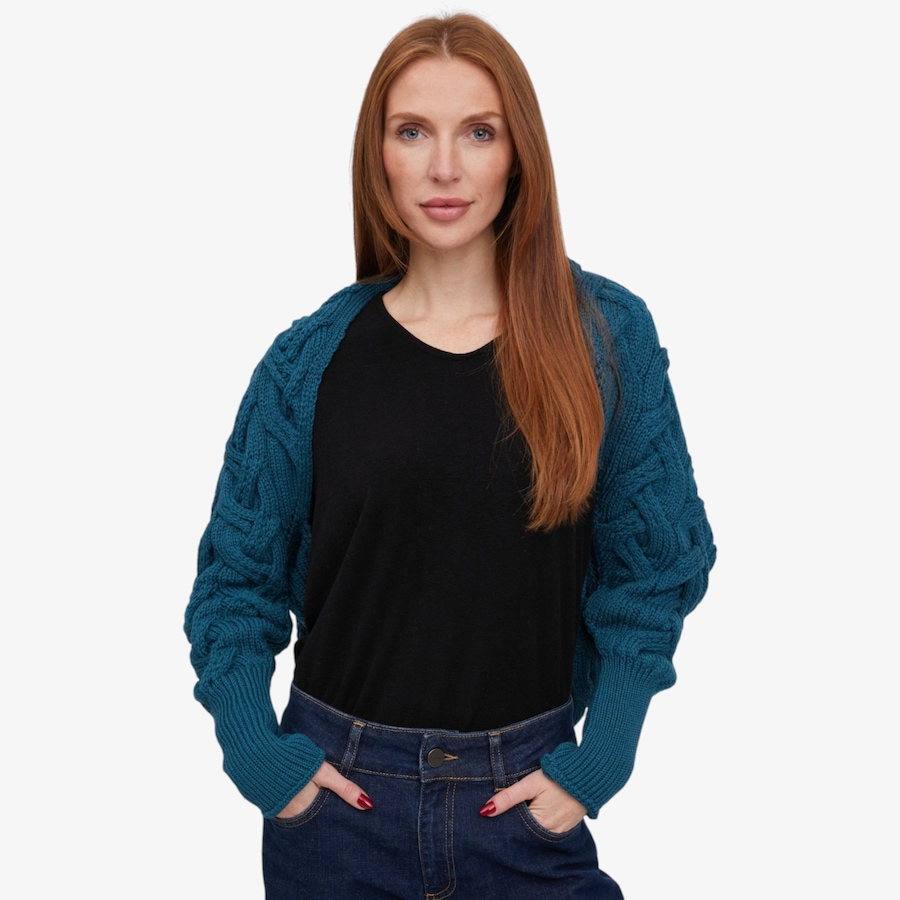 Image 134710_IRSEA.jpg, Product 134-710 / Price $100.00, Aran Woollen Mills Supersoft Bolero from Aran Woollen Mills on TSC.ca's Fashion department