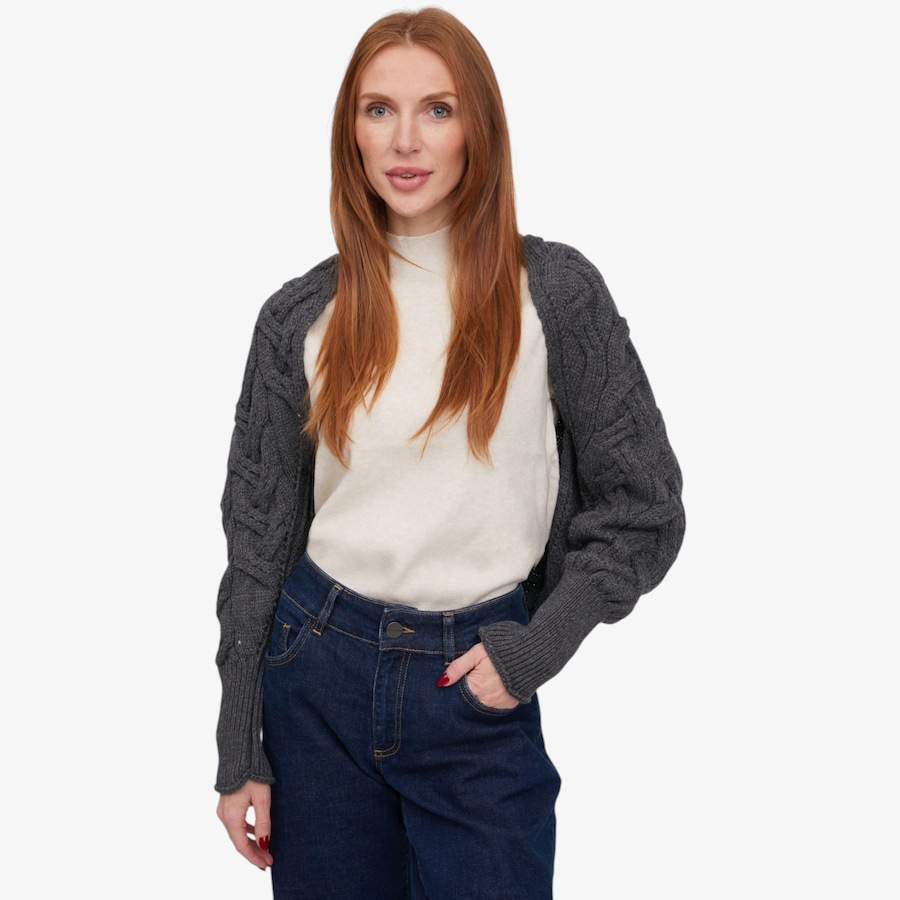 Image 134710_SLG.jpg, Product 134-710 / Price $100.00, Aran Woollen Mills Supersoft Bolero from Aran Woollen Mills on TSC.ca's Fashion department