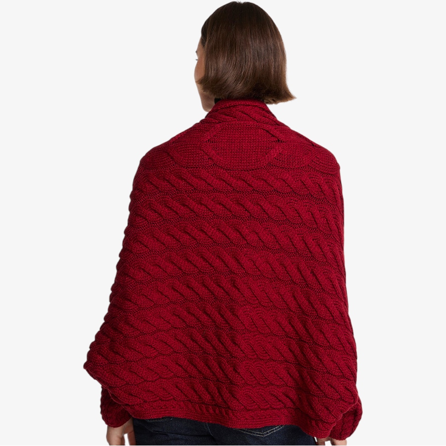 Image 134711_ALTMORE3.jpg, Product 134-711 / Price $150.00, Aran Woollen Mills Wrap Cardigan from Aran Woollen Mills on TSC.ca's Fashion department