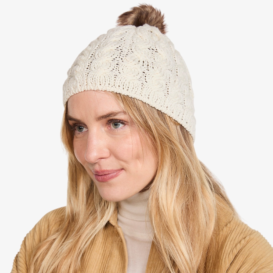 Image 134714_ALTMORE1.jpg, Product 134-714 / Price $40.00, Aran Woollen Mills Bobble Hat from Aran Woollen Mills on TSC.ca's Fashion department