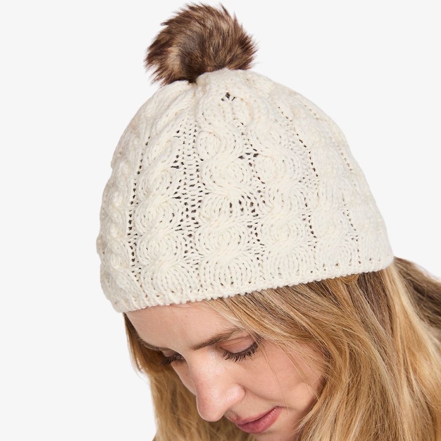 Image 134714_ALTMORE2.jpg, Product 134-714 / Price $40.00, Aran Woollen Mills Bobble Hat from Aran Woollen Mills on TSC.ca's Fashion department