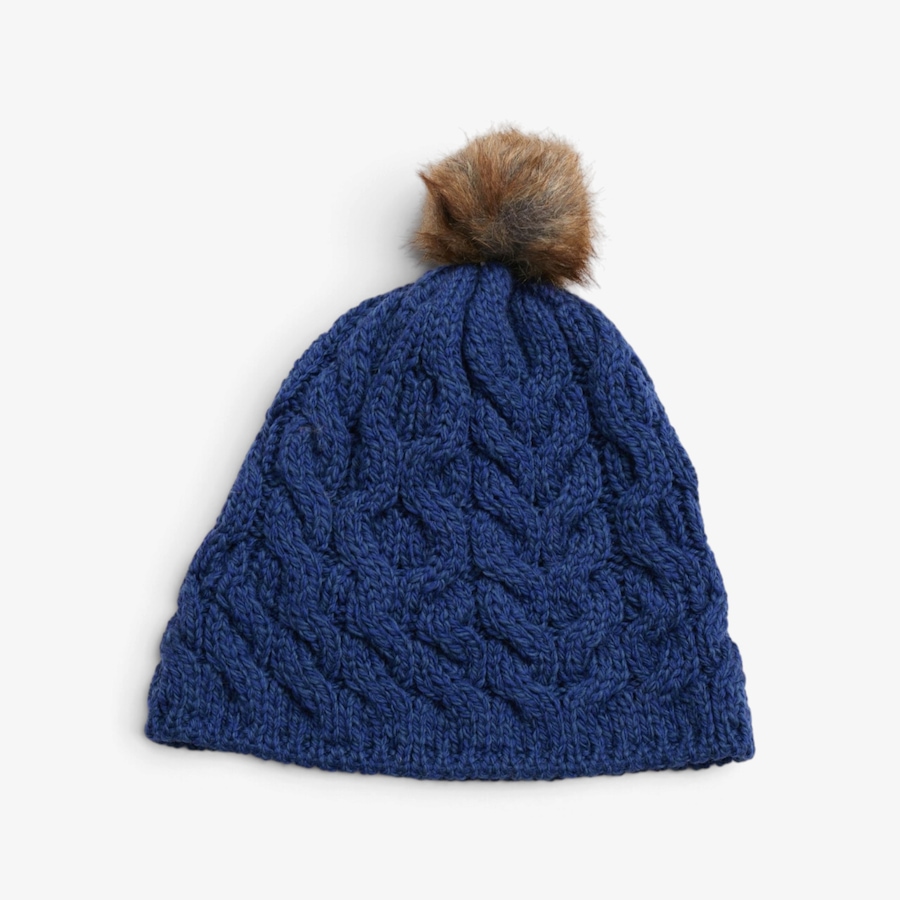 Image 134714_IK.jpg, Product 134-714 / Price $40.00, Aran Woollen Mills Bobble Hat from Aran Woollen Mills on TSC.ca's Fashion department