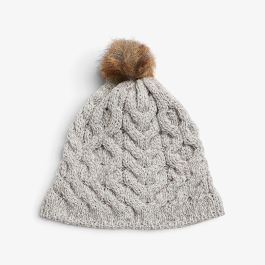 Image 134714_TDOAT.jpg, Product 134-714 / Price $40.00, Aran Woollen Mills Bobble Hat from Aran Woollen Mills on TSC.ca's Fashion department