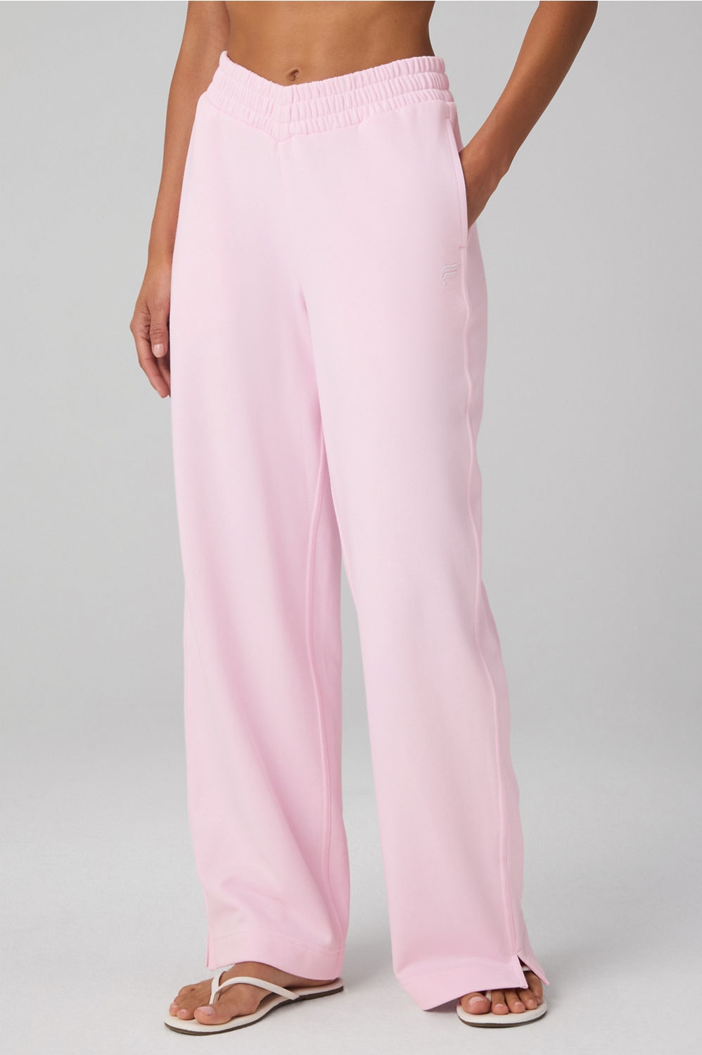 Fabletics Year Round Terry V-Waist Wide Leg Sweat Pant - TSC.ca