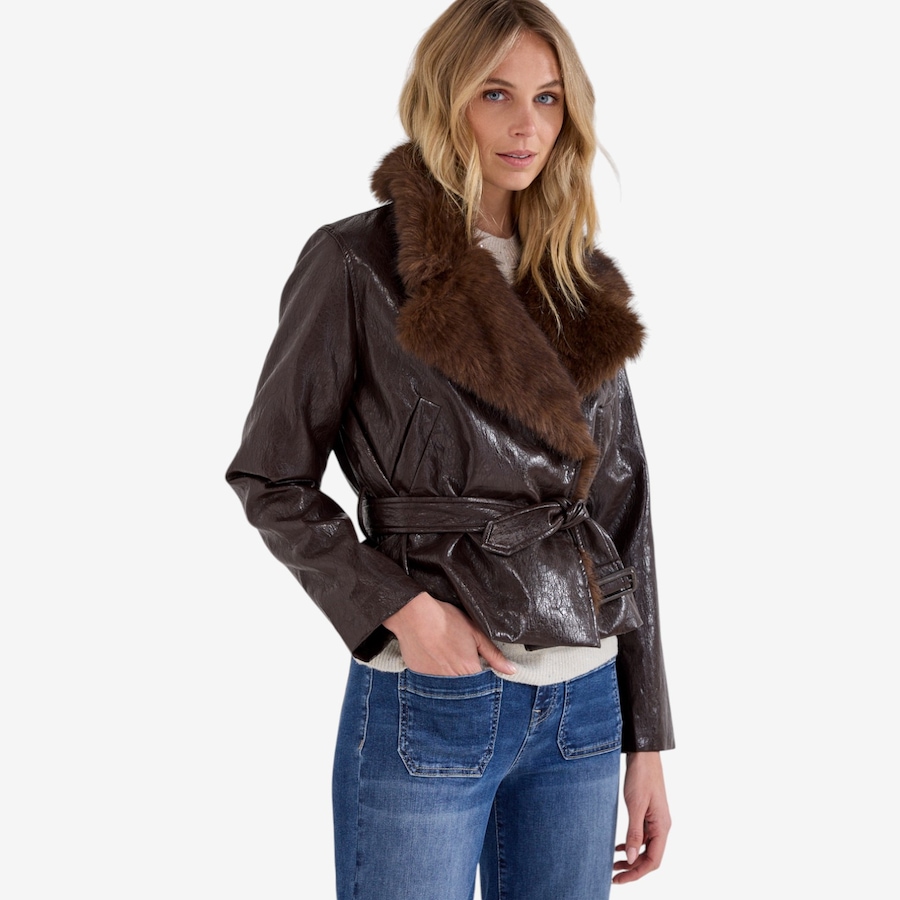 Image 134840_ALTMORE1.jpg, Product 134-840 / Price $179.00, Tramontana Jacket with Faux Fur Collar from Tramontana on TSC.ca's Fashion department