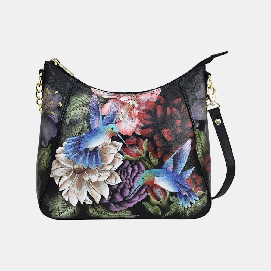 Image 135639_HUM.jpg, Product 135-639 / Price $288.00, Anuschka Zip Top Shoulder Hobo from Anuschka Handbags on TSC.ca's Fashion department