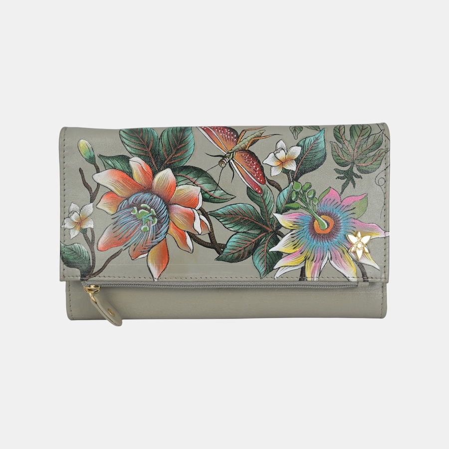 Image 135644_FLRPS.jpg, Product 135-644 / Price $146.00, Anuschka Three Fold Clutch from Anuschka Handbags on TSC.ca's Fashion department