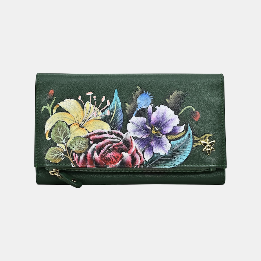 Image 135644_VINFL.jpg, Product 135-644 / Price $146.00, Anuschka Three Fold Clutch from Anuschka Handbags on TSC.ca's Fashion department