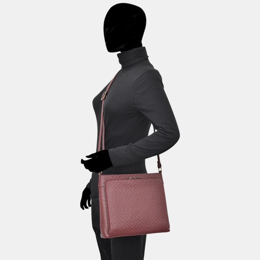 Image 135647_ALTMORE14.jpg, Product 135-647 / Price $270.00, Anuschka Heritage Leather Organizer Crossbody from Anuschka Handbags  on TSC.ca's Fashion department
