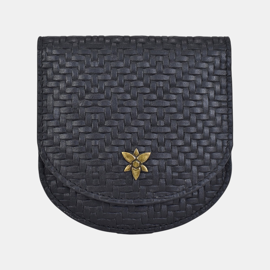 Image 135650_EMBLK.jpg, Product 135-650 / Price $64.00, Anuschka Heritage Leather Double Flap Wallet from Anuschka Handbags  on TSC.ca's Fashion department