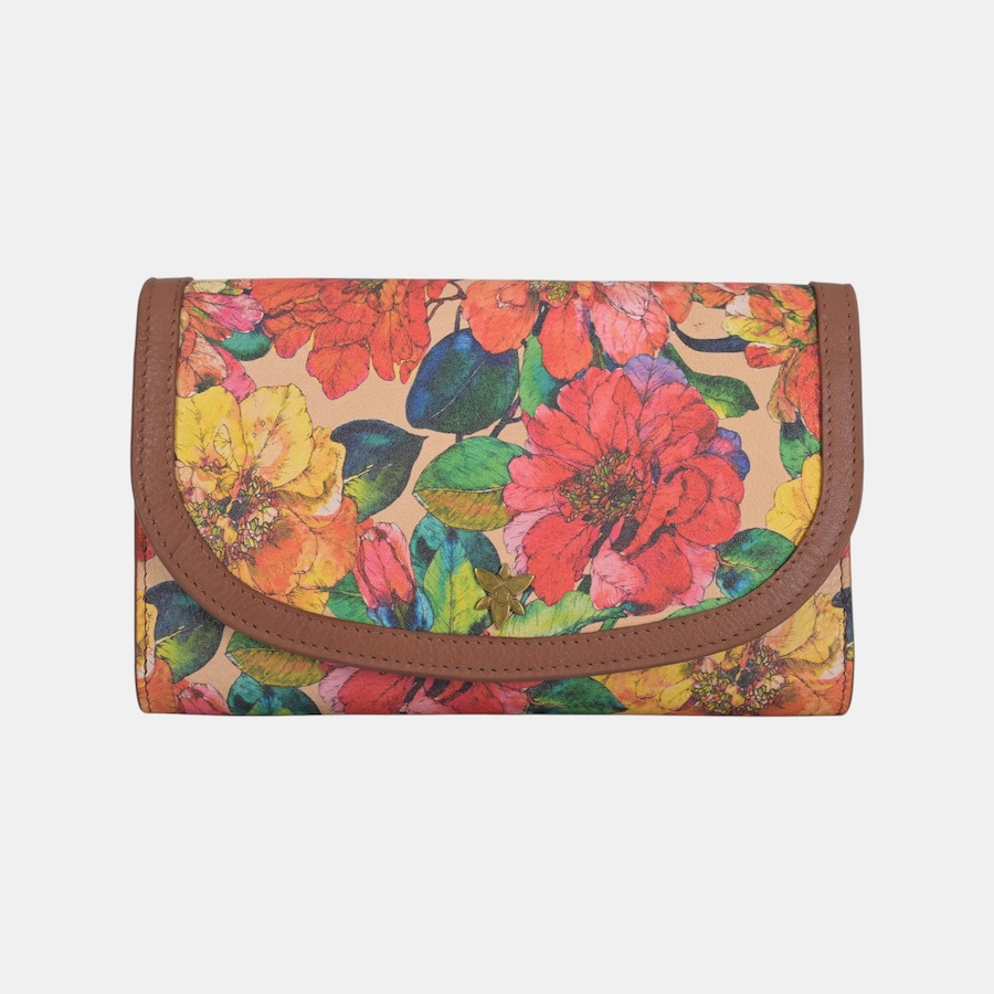 Image 135655_CAMTN.jpg, Product 135-655 / Price $108.00, Anuschka Heritage Leather Tri-Fold Wallet from Anuschka Handbags  on TSC.ca's Fashion department