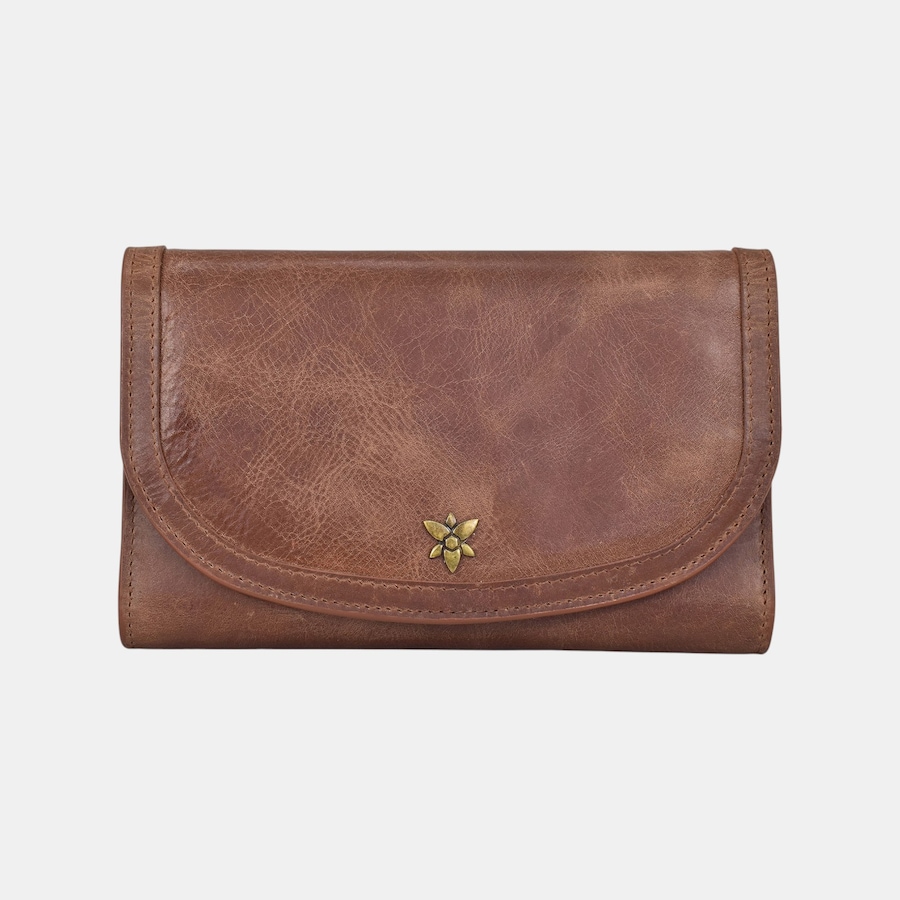 Image 135655_VINTN.jpg, Product 135-655 / Price $108.00, Anuschka Heritage Leather Tri-Fold Wallet from Anuschka Handbags  on TSC.ca's Fashion department