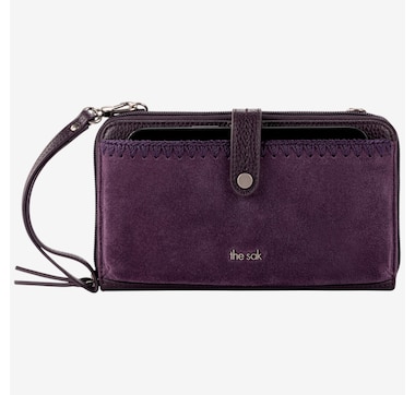 The Sak 3-in-1 Leather Smartphone Crossbody Wallet/Wristlet