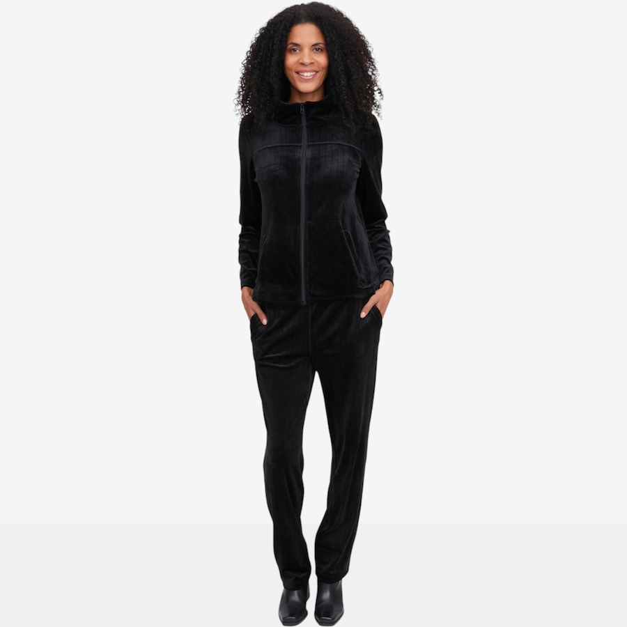 Image 135855_BLK.jpg, Product 135-855 / Price $69.99, Hailey Lyn 2-Piece Textured Stretch Velour Set from Hailey Lyn on TSC.ca's Fashion department