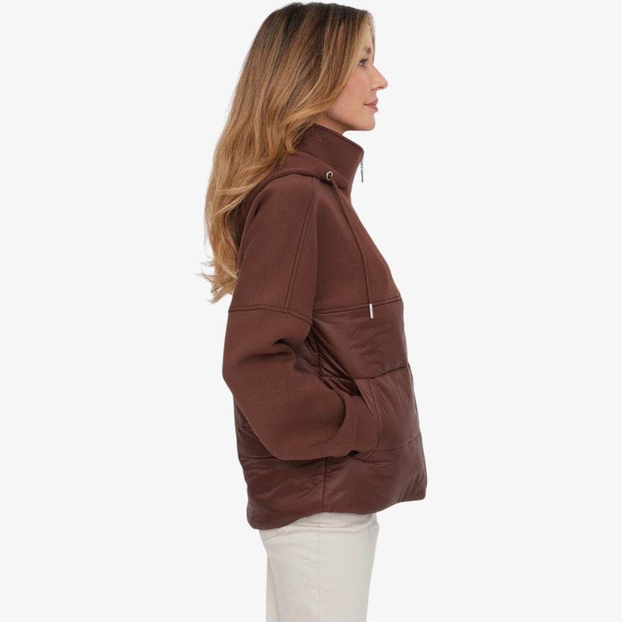 Image 135953_ALTMORE2.jpg, Product 135-953 / Price $129.90, Wynne Layers Mixed Media Scuba Puffer Coat from Wynnelayers on TSC.ca's Fashion department
