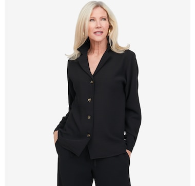 Brian Bailey Washed Crepe Shirt