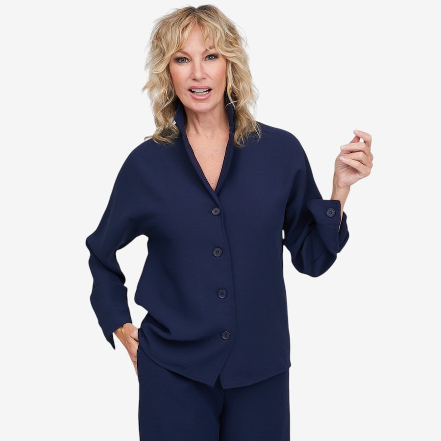 Image 136087_NVY.jpg, Product 136-087 / Price $99.99, Brian Bailey Washed Crepe Shirt from Brian Bailey on TSC.ca's Fashion department