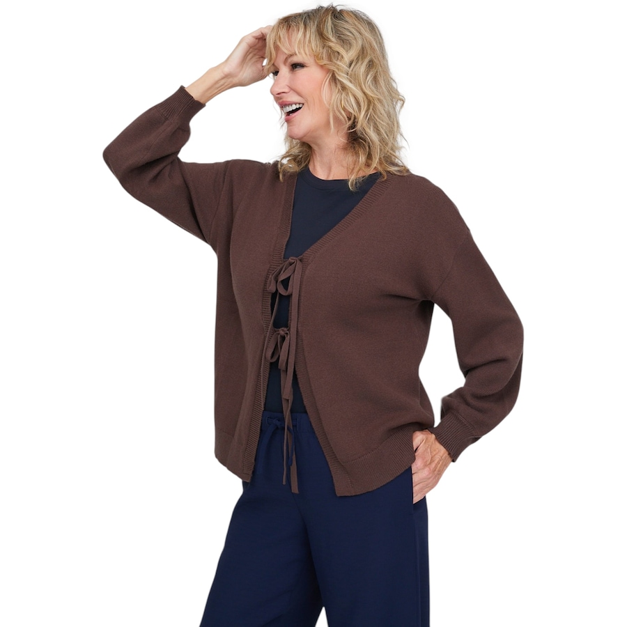 Image 136093_ALTMORE1.jpg, Product 136-093 / Price $129.99, Brian Bailey Promiss Tie Front Cardigan from Brian Bailey on TSC.ca's Fashion department