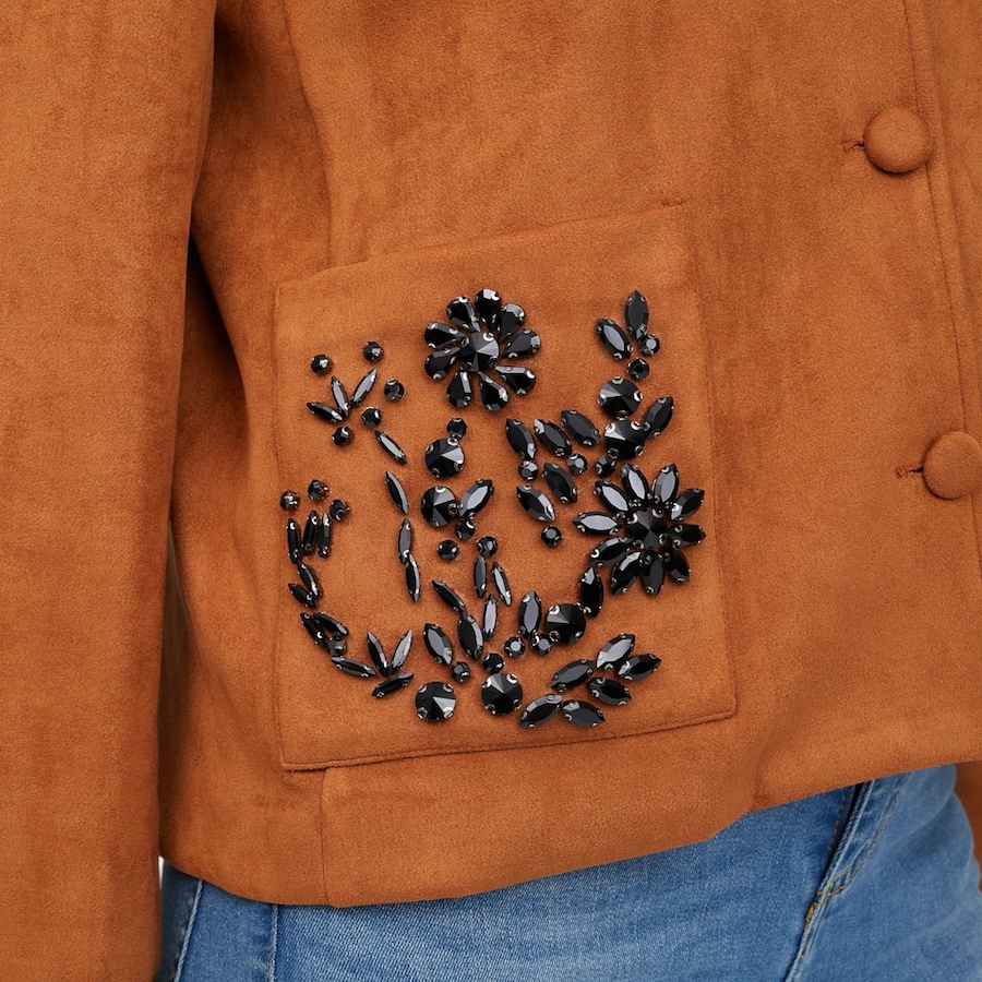 Image 136125_ALTMORE1.jpg, Product 136-125 / Price $159.99, Brian Bailey Faux Suede Crystal Embellished Jacket from Brian Bailey on TSC.ca's Fashion department