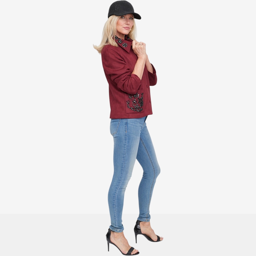 Image 136125_ALTMORE8.jpg, Product 136-125 / Price $159.99, Brian Bailey Faux Suede Crystal Embellished Jacket from Brian Bailey on TSC.ca's Fashion department