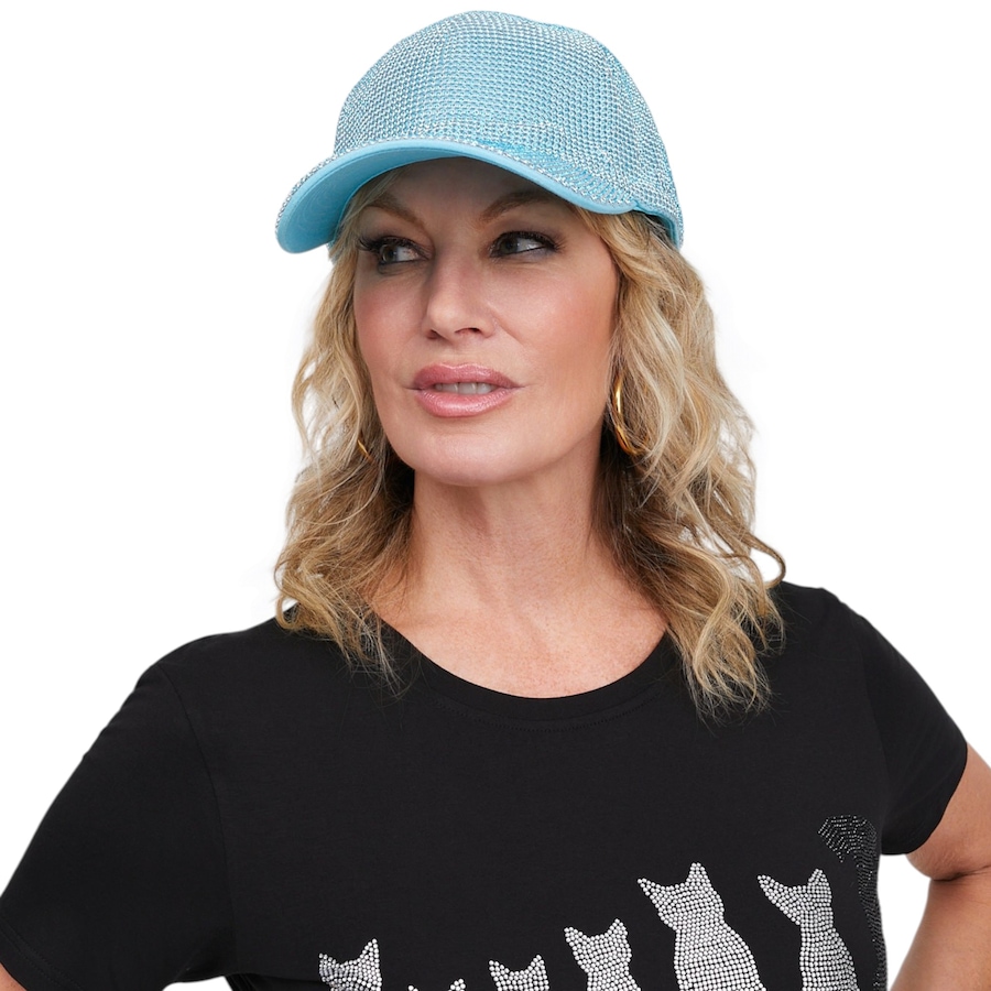 Image 136130_TRQ.jpg, Product 136-130 / Price $85.00, Brian Bailey Crystal Baseball Hat from Brian Bailey on TSC.ca's Fashion department