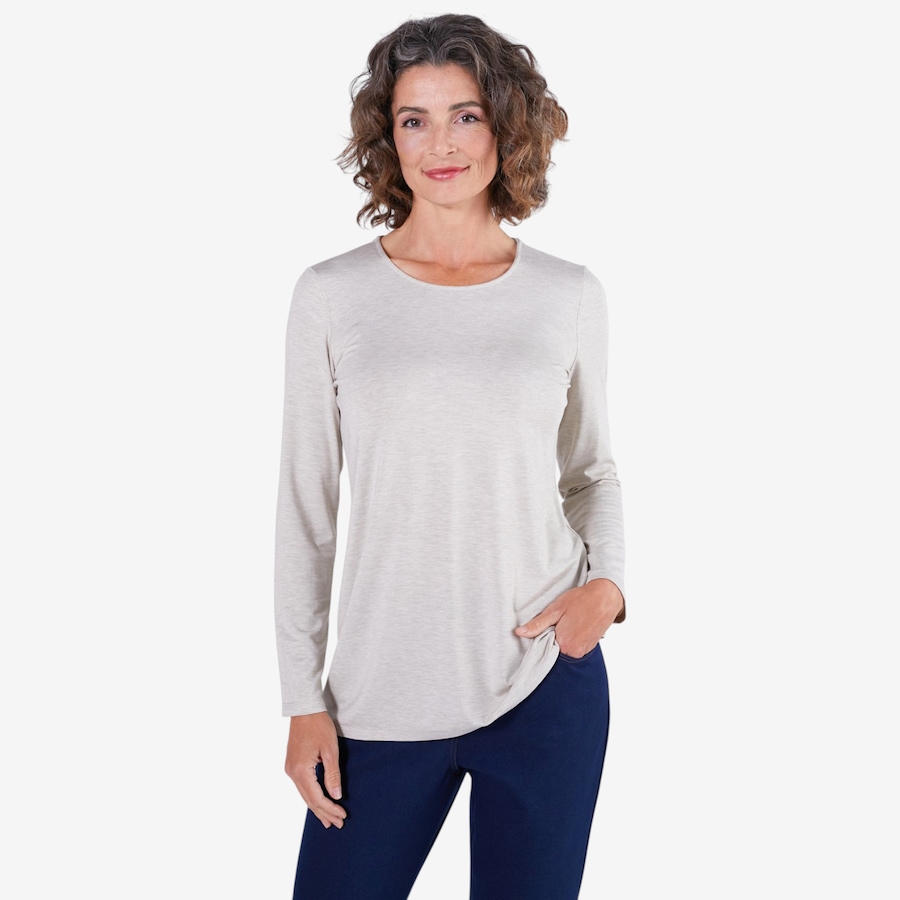 Image 136488_MOOTK.jpg, Product 136-488 / Price $49.99, Mr. Max Essential Long Sleeve Ultra Modal Sarah Top from Mr. Max on TSC.ca's Fashion department