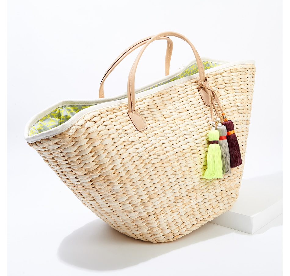 Image 136906.jpg, Product 136-906 / Price $49.33, India Hicks Riviera Basket - Rapeseed Bag from India Hicks on TSC.ca's Fashion department