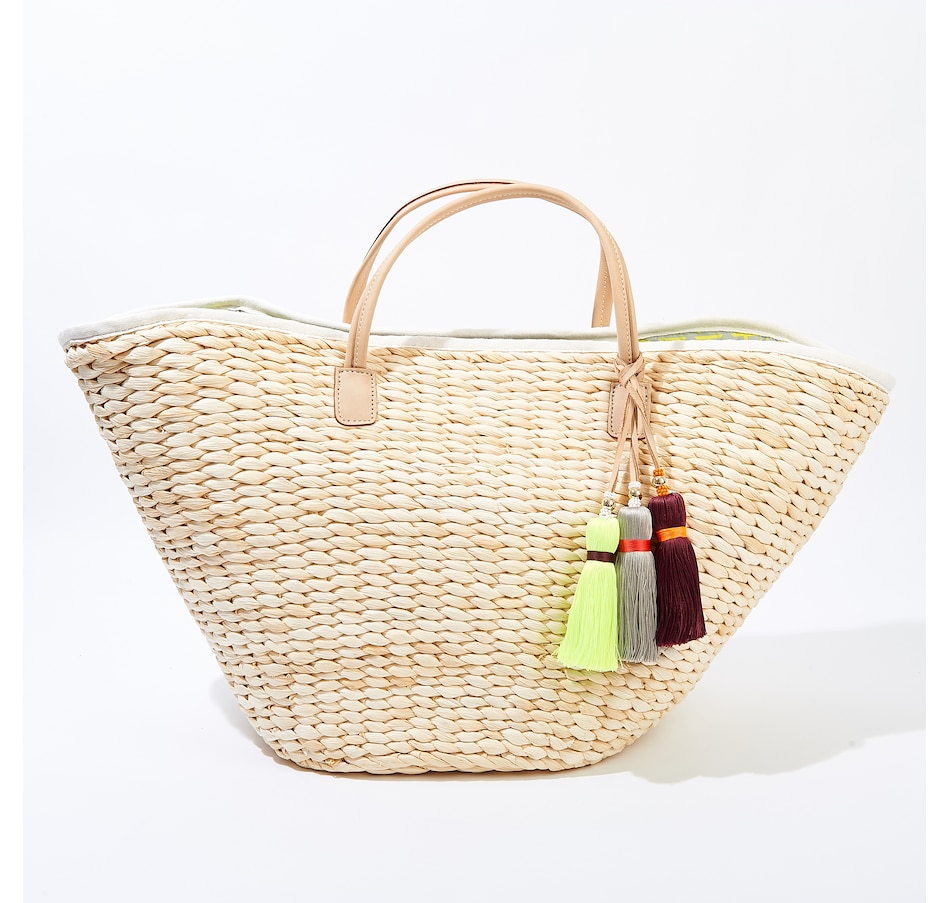 Image 136906_ALTMORE1.jpg, Product 136-906 / Price $49.33, India Hicks Riviera Basket - Rapeseed Bag from India Hicks on TSC.ca's Fashion department