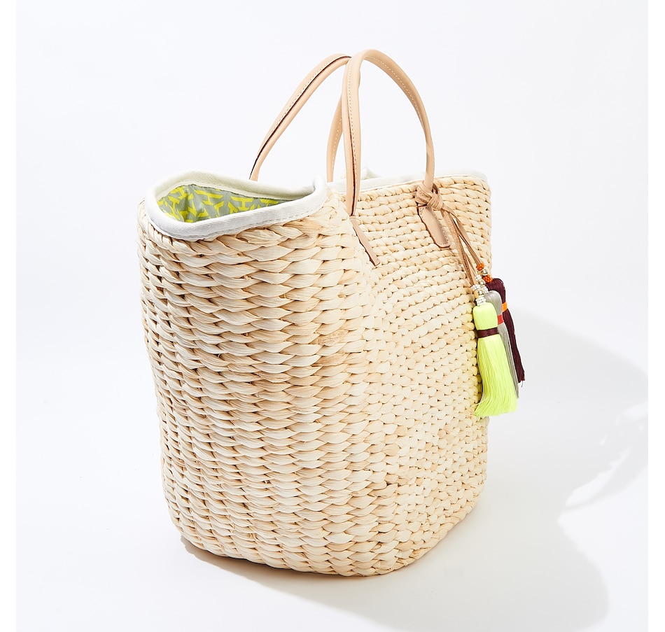Image 136906_ALTMORE2.jpg, Product 136-906 / Price $49.33, India Hicks Riviera Basket - Rapeseed Bag from India Hicks on TSC.ca's Fashion department