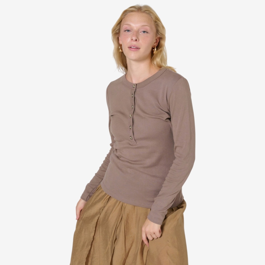 Image 137264_IRN.jpg, Product 137-264 / Price $59.99, Preloved Glynis Henley Top from Preloved on TSC.ca's Fashion department