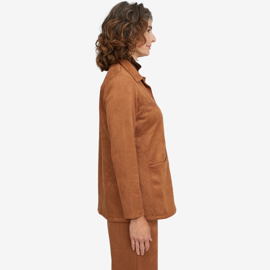 Image 137570_ALTMORE1.jpg, Product 137-570 / Price $89.99, Mr. Max Stretch Faux Suede Christina Jacket with Embroidered Detail from Mr. Max on TSC.ca's Fashion department
