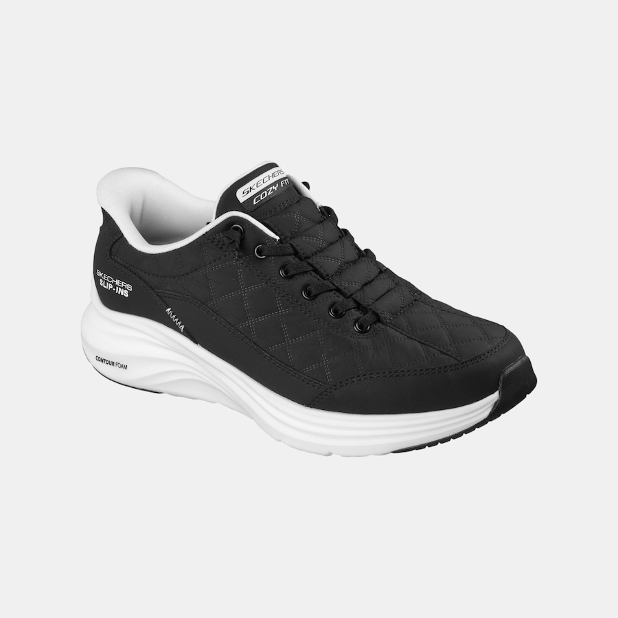 Image 137625_BLK.jpg, Product 137-625 / Price $59.99, Skechers Mens Slip-Ins Contour Foam - Cozy Fit Cordelux Sneaker from Skechers on TSC.ca's Shoes department