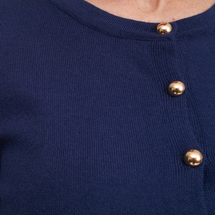 Image 137760_ALTMORE2.jpg, Product 137-760 / Price $89.99, Brian Bailey Gold Button Knit Crew Cardigan from Brian Bailey on TSC.ca's Fashion department