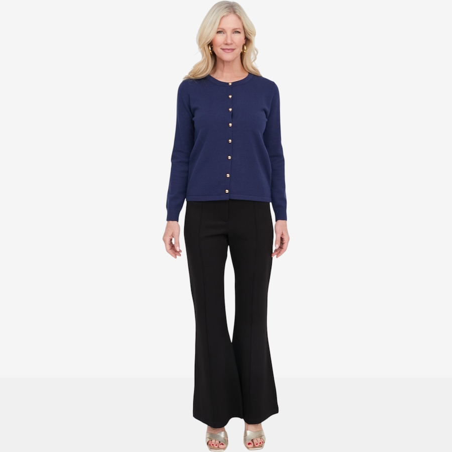 Image 137760_NVY.jpg, Product 137-760 / Price $89.99, Brian Bailey Gold Button Knit Crew Cardigan from Brian Bailey on TSC.ca's Fashion department