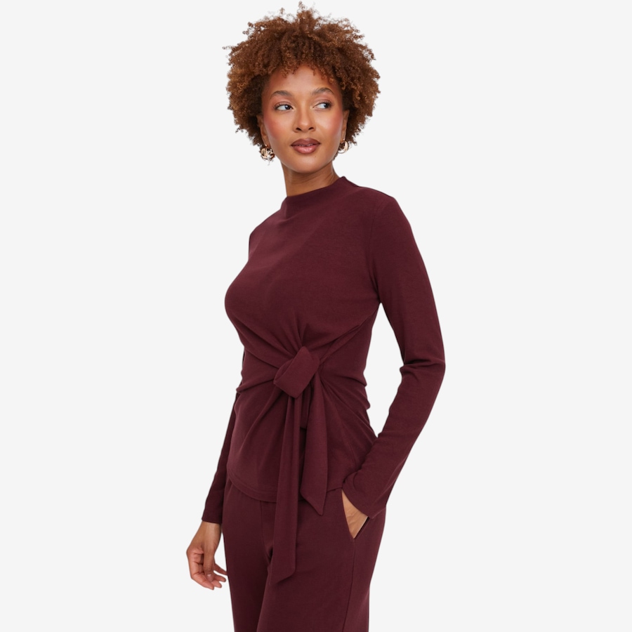 Image 137773_ALTMORE1.jpg, Product 137-773 / Price $139.99, Brian Bailey Jersey Tie Detail Tunic and Pant Set from Brian Bailey on TSC.ca's Fashion department