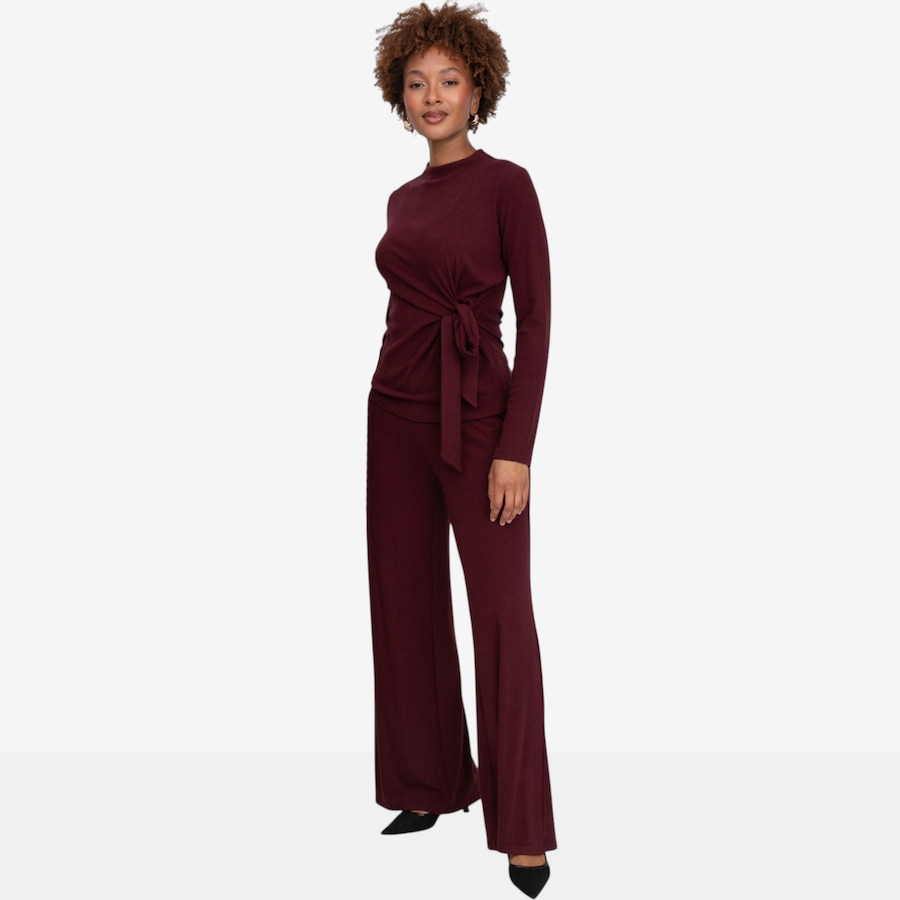 Image 137773_BGDY.jpg, Product 137-773 / Price $139.99, Brian Bailey Jersey Tie Detail Tunic and Pant Set from Brian Bailey on TSC.ca's Fashion department