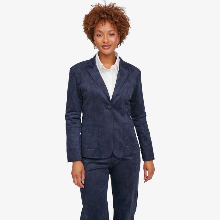 Image 146315_NVY.jpg, Product 146-315 / Price $129.99, Luna Printed Faux Suede Jacket from Luna on TSC.ca's Fashion department