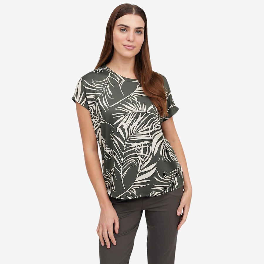 Image 199891_DASSD.jpg, Product 199-891 / Price $34.88, Kim & Co. Printed Brazil Knit Relaxed Short Dolman Sleeve Top from Kim & Co. on TSC.ca's Fashion department