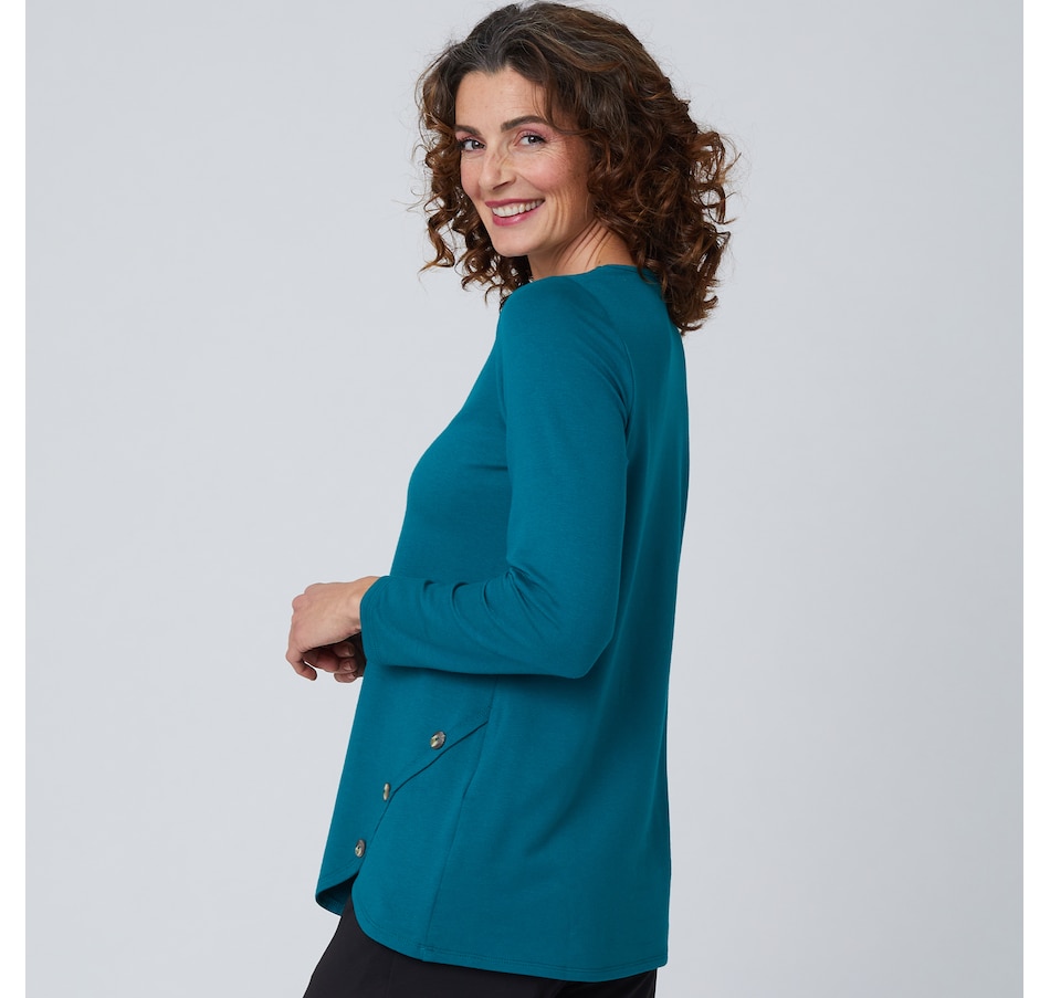 Image 201808_ALTMORE1.jpg, Product 201-808 / Price $31.33, Mr. Max Luxe Bamboo Cotton Tunic with Button Detail from Mr. Max on TSC.ca's Fashion department