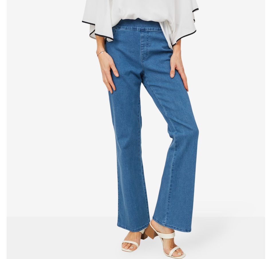 Image 202121_LTW.jpg, Product 202-121 / Price $35.88, Hailey Lyn Flare Leg Denim Pant from Hailey Lyn on TSC.ca's Fashion department