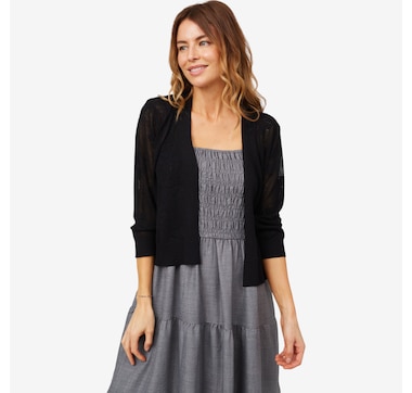 Hailey Lyn 3/4 Sleeve Knit Bolero