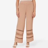 Hailey Lyn Textured Wave Wide Leg Palazzo Pant