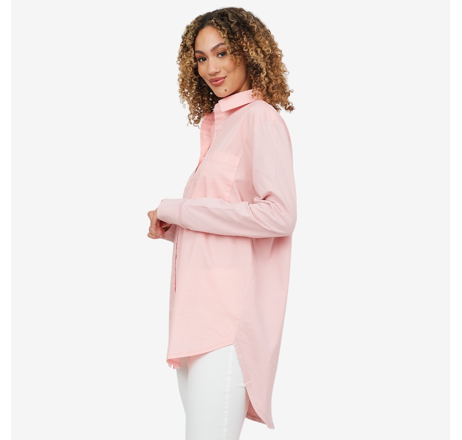 Image 202171_SVRPK.jpg, Product 202-171 / Price $49.33, Preloved Keyara Oversized Shirt from Preloved on TSC.ca's Fashion department